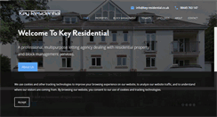 Desktop Screenshot of key-residential.co.uk