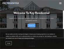 Tablet Screenshot of key-residential.co.uk